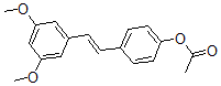 CAS#: 63366-83-6, 4-[(1E)-2-(3,5-Dimethoxyphenyl)Ethenyl]-Phenol 1-Acetate