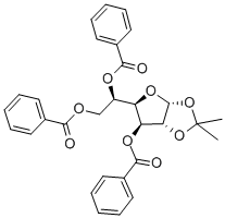 CAS#: 6339-03-3, 1,2-O-Isopropylidene-3,5,6-Tri-O-Benzoyl-alpha-D-Glucofuranose