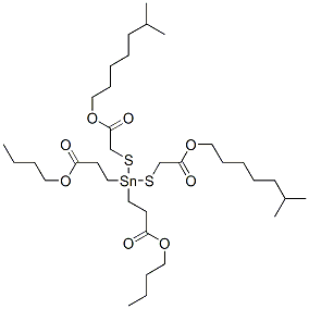 CAS#: 63397-60-4, Dibutyl 3,3'-[Bis[[2-(Isooctyloxy)-2-Oxoethyl]Thio]Stannylene]Dipropionate