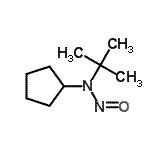 CAS#: 63401-07-0, N-(2-Methyl-2-Propanyl)-N-Nitrosocyclopentanamine
