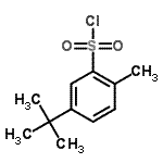 CAS 登录号：63452-62-0， 2-甲基-5-(2-甲基-2-丙基)苯磺酰氯