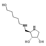 CAS 登录号：634583-48-5， (2R,3R,4S)-2-{[(5-羟基戊基)氨基]甲基}-3,4-吡咯烷二醇