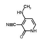 CAS 登录号：634583-91-8， 4-(甲基氨基)-2-氧代-1,2-二氢-3-吡啶甲腈