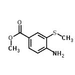 CAS#: 634602-34-9, Methyl 4-amino-3-(methylsulfanyl)benzoate