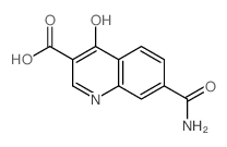 CAS#: 63463-24-1, 7-(Aminocarbonyl)-4-Hydroxy-3-Quinolinecarboxylic acid