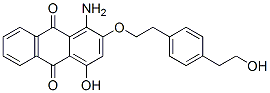 CAS 登录号：63467-14-1， 1-氨基-4-羟基-2-[2-[4-(2-羟基乙基)苯基]乙氧基]蒽醌