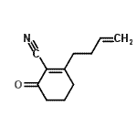 CAS#: 634929-03-6, 2-(3-Buten-1-yl)-6-oxo-1-cyclohexene-1-carbonitrile