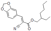 CAS 登录号:63524-66-3, 2-乙基己基 alpha-氰基-3,4-亚甲二氧基肉桂酸酯