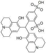 CAS#: 63549-43-9, 4-[Bis(2,3,6,7-Tetrahydro-8-Hydroxy-1H,5H-Benzo[ij]Quinolizin-9-Yl)Methyl]Benzene-1,3-Disulphonic Acid