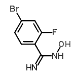 CAS#: 635702-31-7, 4-bromo-2-fluoro-N-hydroxy-benzamidine