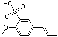 CAS#: 63589-56-0, 2-Methoxy-5-(1-Propen-1-Yl)-Benzenesulfonic Acid Homopolymer