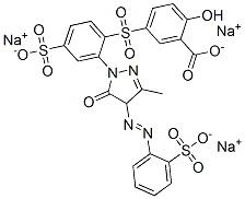 CAS#: 6359-51-9, Trisodium 5-[[2-[4,5-Dihydro-3-Methyl-5-Oxo-4-[(2-Sulphonatophenyl)Azo]-1H-Pyrazol-1-Yl]-4-Sulphonatophenyl]Sulphonyl]Salicylate