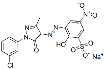 CAS#: 6359-96-2, Sodium 3-[[1-(3-Chlorophenyl)-4,5-Dihydro-3-Methyl-5-Oxo-1H-Pyrazol-4-Yl]Azo]-2-Hydroxy-5-Nitrobenzenesulphonate