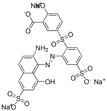 CAS#: 6360-12-9, 5-[[2-[(2-Amino-8-Hydroxy-6-Sulfo-1-Naphthalenyl)Azo]-4-Sulfophenyl]Sulfonyl]-2-Hydroxybenzoic Acid Trisodium Salt