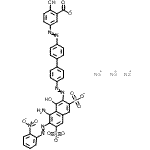 CAS#: 6360-62-9, Trisodium 5-{[4'-({8-Amino-1-Hydroxy-7-[(2-Nitrophenyl)Diazenyl]-3,6-Disulfonato-2-Naphthyl}Diazenyl)-4-Biphenylyl]Diazenyl}-2-Hydroxybenzoate