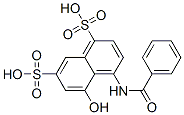 CAS 登录号：6361-49-5， 4-(苯甲酰基氨基)-5-羟基萘-1,7-二磺酸