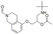 CAS#: 63614-18-6, 5-[3-(Tert-Butylamino)-2-Hydroxypropoxy]-3,4-Dihydroisoquinoline-2(1H)-Carboxaldehyde Monoacetate