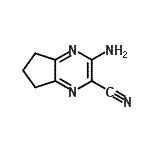 CAS#: 63630-30-8, 3-Amino-6,7-Dihydro-5H-Cyclopenta[b]Pyrazine-2-Carbonitrile