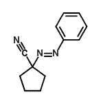 CAS#: 636561-72-3, 1-[(E)-Phenyldiazenyl]cyclopentanecarbonitrile