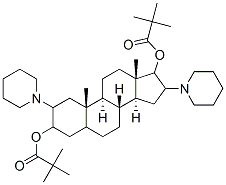 CAS#: 63665-41-8, 2,16-Dipiperidinoandrostane-3,17-Diol Dipivalate