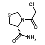 CAS 登录号：637018-75-8， (4R)-3-(氯乙酰基)-1,3-噻唑烷-4-甲酰胺