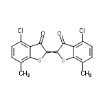 CAS#: 6371-31-9, 4-Chloro-2-(4-Chloro-7-Methyl-3-Oxo-1-Benzothiophen-2(3H)-Ylidene)-7-Methyl-1-Benzothiophen-3(2H)-One