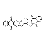 CAS 登录号：6371-49-9， 2-(1-氨基-9,10-二氧代-9,10-二氢-2-蒽基)蒽并[2,3-d][1,3]噻唑-5,10-二酮