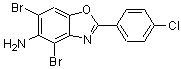CAS#: 637302-90-0, 4,6-Dibromo-2-(4-chlorophenyl)-1,3-benzoxazol-5-amine