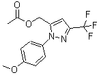 CAS#: 637318-19-5, [1-(4-Methoxyphenyl)-3-(trifluoromethyl)-1H-pyrazol-5-yl]methyl acetate