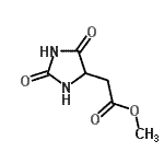 CAS 登录号：63760-88-3， 甲基(2,5-二氧代-4-咪唑烷基)乙酸酯