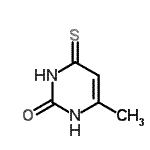 CAS 登录号：638-13-1， 6-甲基-4-硫代-3,4-二氢-2(1H)-嘧啶酮