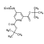 CAS#: 638128-20-8, Bis(2-methyl-2-propanyl) 4-azido-2,6-pyridinedicarboxylate