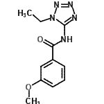 CAS#: 638146-79-9, N-(1-Ethyl-1H-tetrazol-5-yl)-3-methoxybenzamide