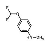 CAS#: 638192-10-6, 4-(difluoromethoxy)-N-methyl-aniline