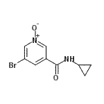 CAS#: 638219-62-2, 5-Bromo-N-cyclopropylnicotinamide 1-oxide