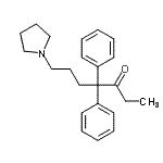 CAS#: 63834-36-6, 4,4-Diphenyl-7-(1-Pyrrolidinyl)-3-Heptanone
