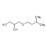 CAS 登录号：63834-56-0， 3-(3-甲基丁氧基)-1,2-丙烷二醇