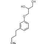 CAS#: 63834-63-9, 3-(3-Butylphenoxy)-1,2-Propanediol