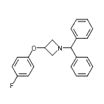 CAS#: 63843-76-5, 1-(Diphenylmethyl)-3-(4-Fluorophenoxy)Azetidine