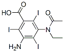 CAS 登录号:63881-24-3, 3-(乙酰基乙基氨基)-5-氨基-2,4,6-三碘苯甲酸