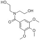 CAS#: 63886-97-5, N,N-Bis(2-Hydroxyethyl)-3,4,5-Trimethoxybenzamide