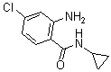 CAS 登录号：63887-20-7， 2-氨基-4-氯-N-环丙基-苯甲酰胺