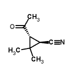 CAS#: 63896-33-3, (1R,3R)-3-Acetyl-2,2-dimethylcyclopropanecarbonitrile