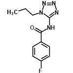 CAS#: 639048-60-5, 4-Fluoro-N-(1-propyl-1H-tetrazol-5-yl)benzamide