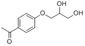 CAS 登录号：63905-16-8， 3-(4-乙酰苯氧基)-1,2-丙烷二醇
