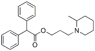 CAS 登录号：63905-82-8， 二苯基乙酸 3-(2-甲基哌啶基)丙基酯