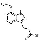 CAS#: 639084-09-6, 3-(7-Methoxy-1H-indazol-3-yl)propanoic acid