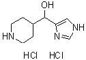 CAS 登录号：639089-40-0， 1H-咪唑-4-基(4-哌啶基)甲醇二盐酸盐