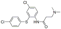 CAS 登录号：63917-35-1， N-[4-氯-2-[(4-氯苯基)硫代]苯基]-3-(二甲基氨基)丙酰胺
