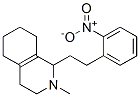 CAS 登录号：63938-00-1， 2-甲基-1-(2-硝基苯乙基)-1,2,3,4,5,6,7,8-八氢异喹啉